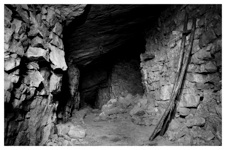 Photo from within the mine